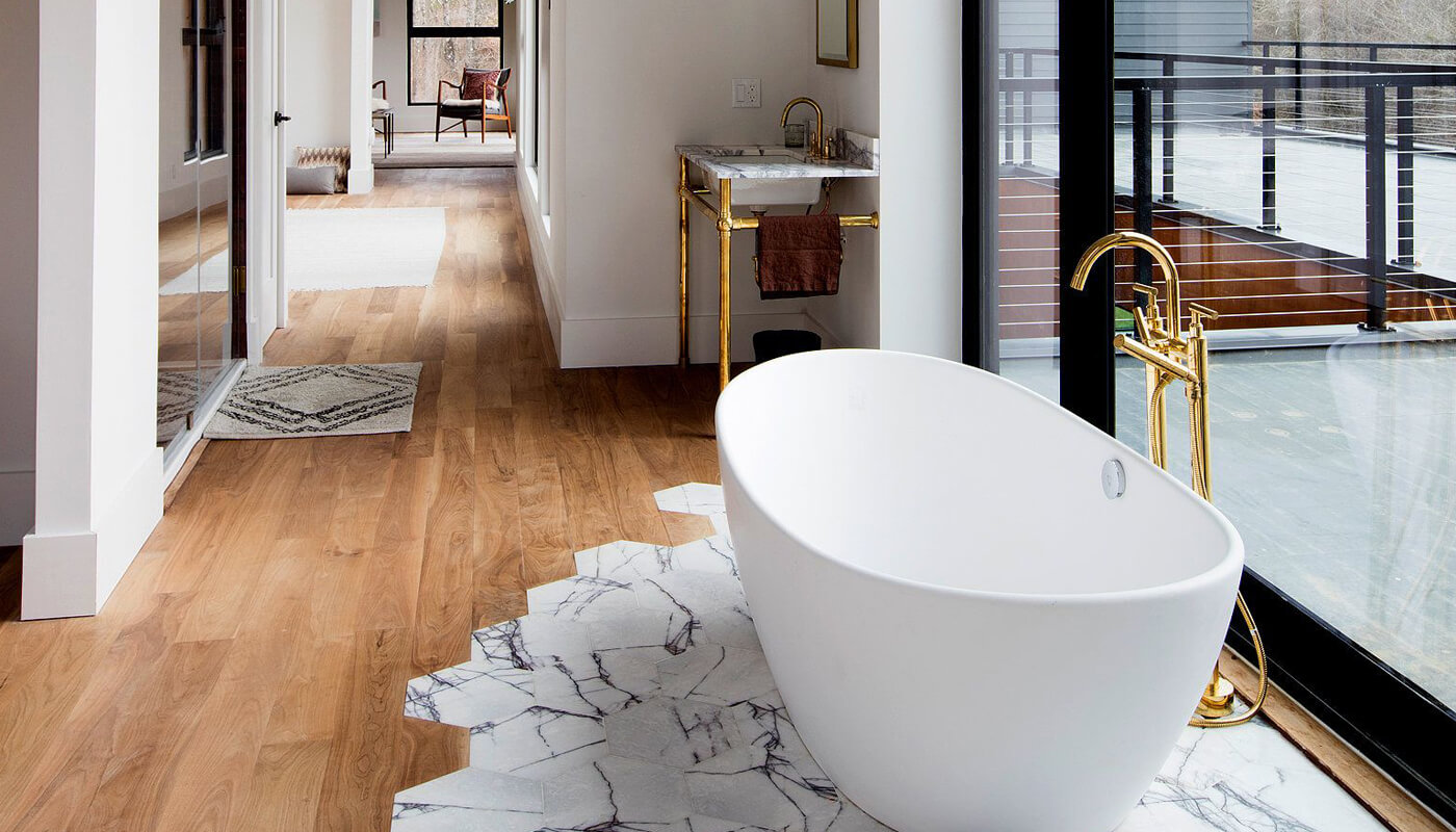 How to protect a bathroom with marble surface?