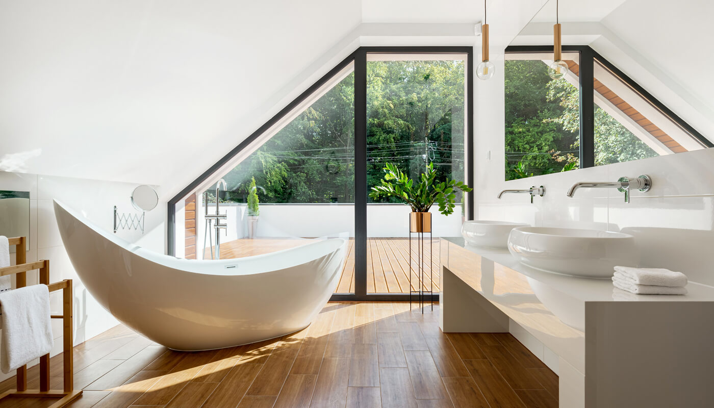 Designing a Marble Staircase with Statement Lighting