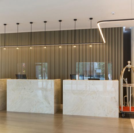 Office Reception Feature Wall
